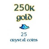 Tibia Crystal Coins 250k