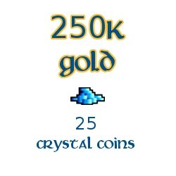 Tibia Crystal Coins 250k